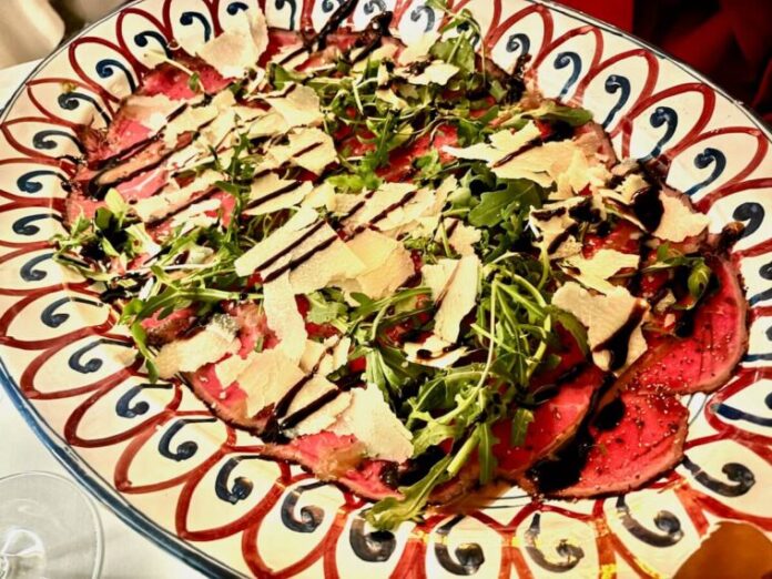 Jacuzzi London Menu Full Italian Selection